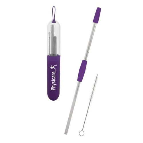 2-Piece Stainless Steel Straw Kit