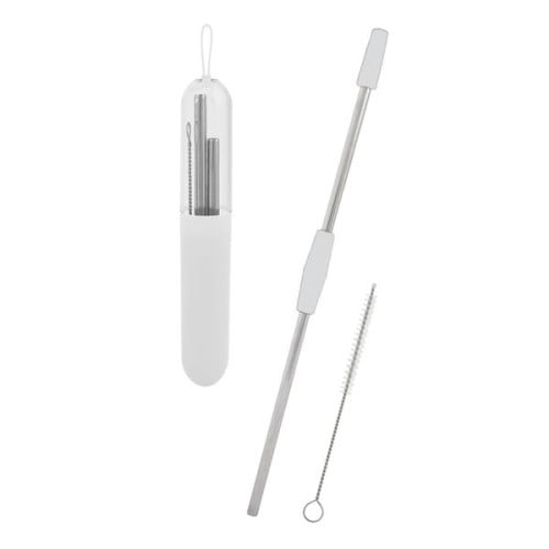 2-Piece Stainless Steel Straw Kit