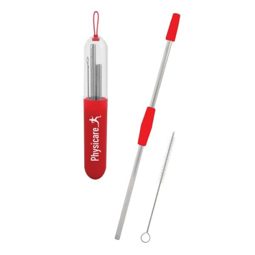 2-Piece Stainless Steel Straw Kit