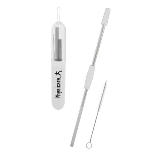 2-Piece Stainless Steel Straw Kit
