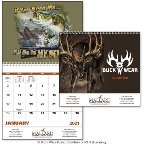 Buck Wear Spiral 2023 Calendar