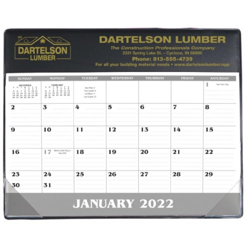 Small Vinyl Desk Pad 2023 Calendar