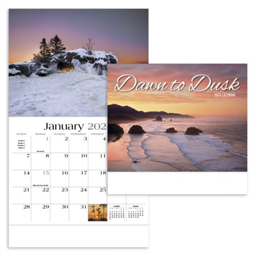 Dawn to Dusk Appointment Calendar - Stapled