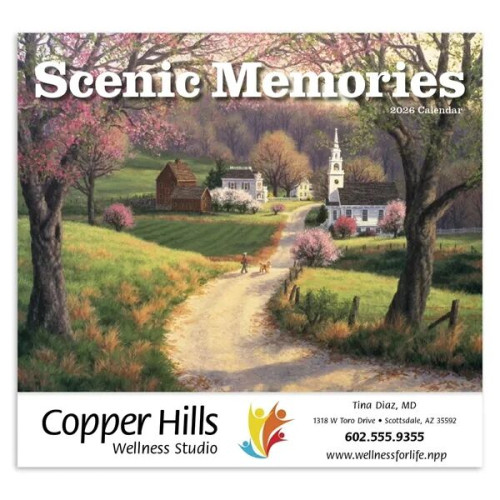 Good Value™ Scenic Memories - Stapled Calendar