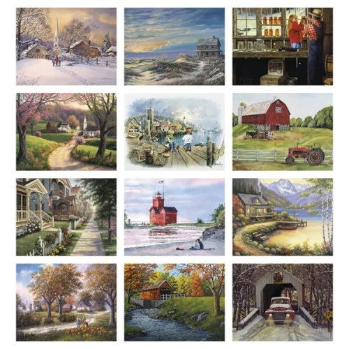 Good Value™ Scenic Memories - Stapled Calendar