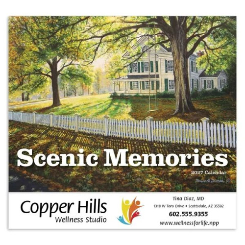 Good Value™ Scenic Memories - Stapled Calendar