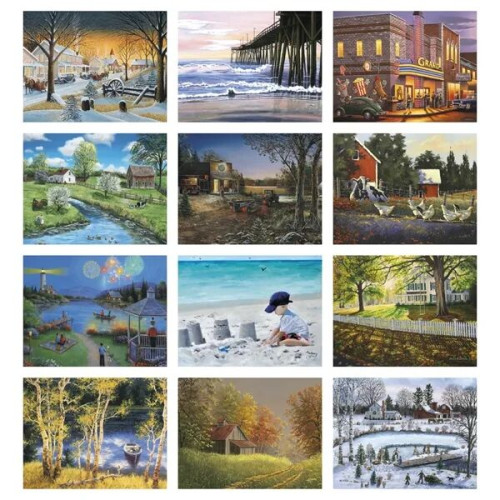 Good Value™ Scenic Memories - Stapled Calendar