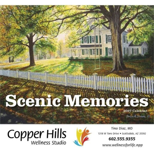 Good Value™ Scenic Memories - Stapled Calendar