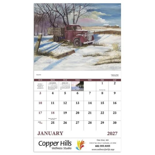 Good Value™ Scenic Memories - Stapled Calendar