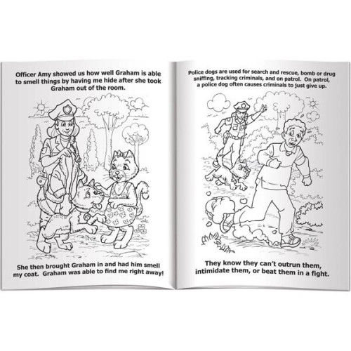 Coloring Book: Friendly Police Officers