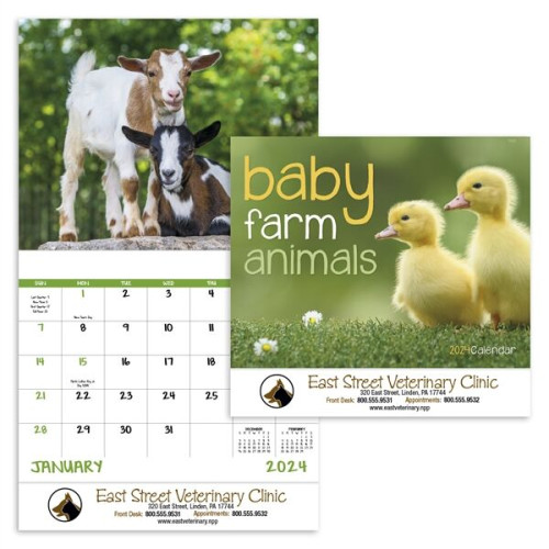 Baby Farm Animals - Stapled