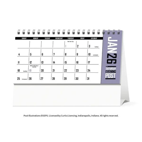 Triumph® Calendars The Saturday Evening Post Desk Calendar