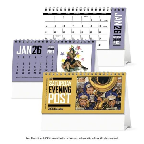 Triumph® Calendars The Saturday Evening Post Desk Calendar