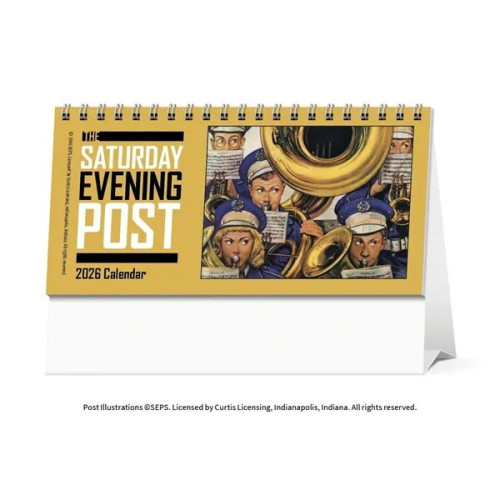 Triumph® Calendars The Saturday Evening Post Desk Calendar