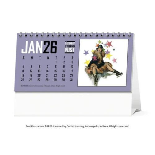 Triumph® Calendars The Saturday Evening Post Desk Calendar
