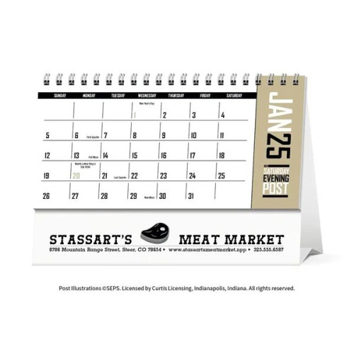 Triumph® Calendars The Saturday Evening Post Desk Calendar