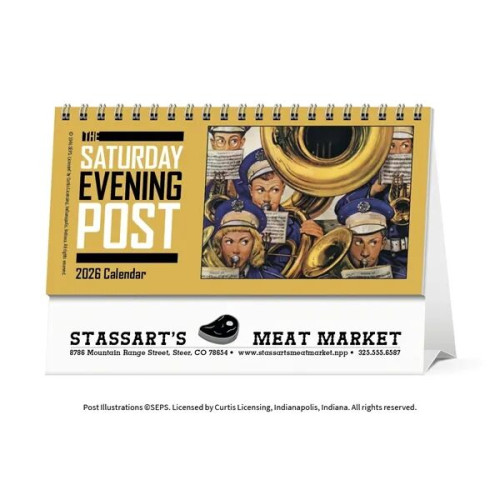 Triumph® Calendars The Saturday Evening Post Desk Calendar