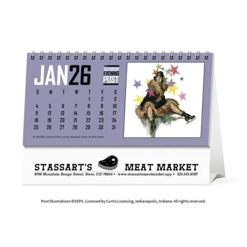 Triumph® Calendars The Saturday Evening Post Desk Calendar