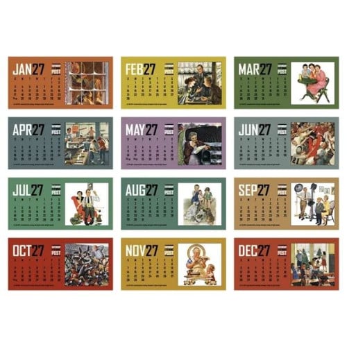 Triumph® Calendars The Saturday Evening Post Desk Calendar