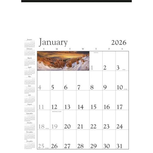 Triumph® Calendars Decorator Memo (White) Calendar