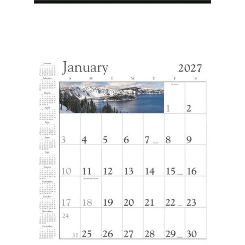 Triumph® Calendars Decorator Memo (White) Calendar