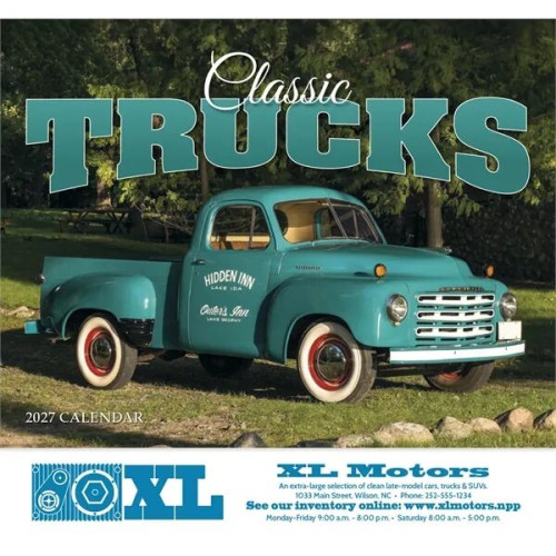 Products Classic Trucks Appointment Calendar - Stapled