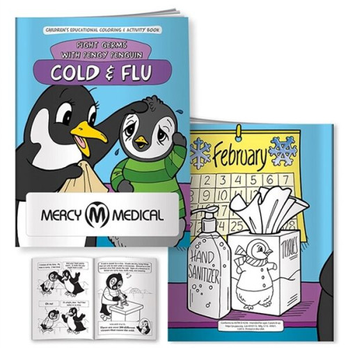 Coloring Book: Be Safe: Stop the Spread of Germs