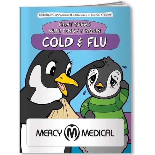 Coloring Book: Be Safe: Stop the Spread of Germs
