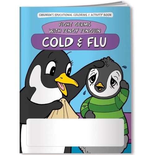 Coloring Book: Be Safe: Stop the Spread of Germs