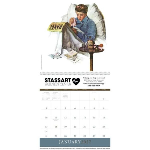 Triumph® Calendars The Saturday Evening Post Illustration...