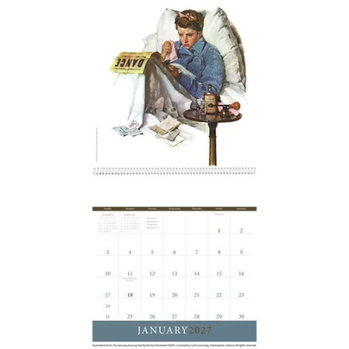 Triumph® Calendars The Saturday Evening Post Illustration...