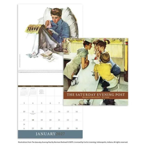 Triumph® Calendars The Saturday Evening Post Illustration...