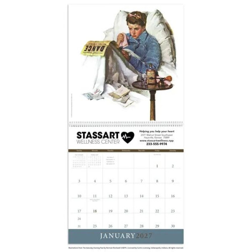 Triumph® Calendars The Saturday Evening Post Illustration...