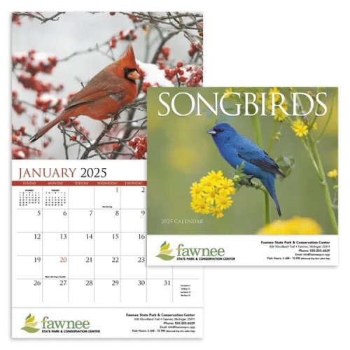 Songbirds Appointment Calendar - Stapled