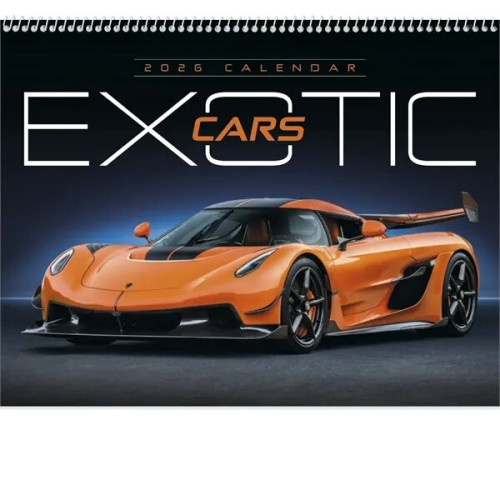 Triumph® Calendars Exotic Cars Calendar