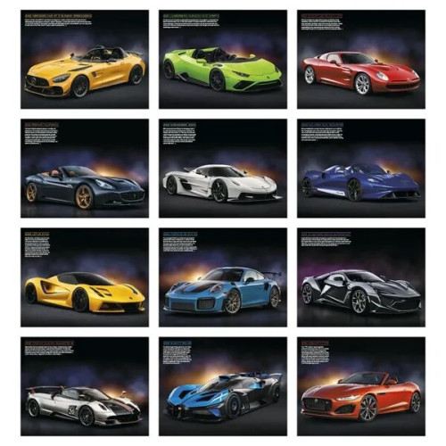 Triumph® Calendars Exotic Cars Calendar