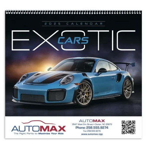 Triumph® Calendars Exotic Cars Calendar