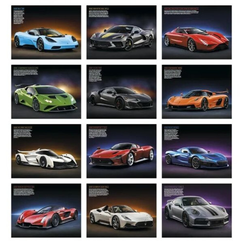 Triumph® Calendars Exotic Cars Calendar