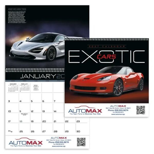 Triumph® Calendars Exotic Cars Calendar