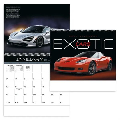 Triumph® Calendars Exotic Cars Calendar