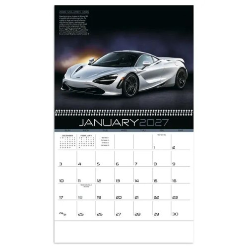 Triumph® Calendars Exotic Cars Calendar