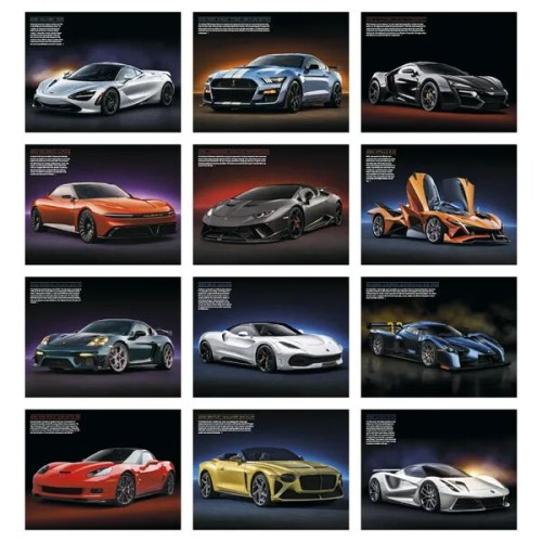 Triumph® Calendars Exotic Cars Calendar