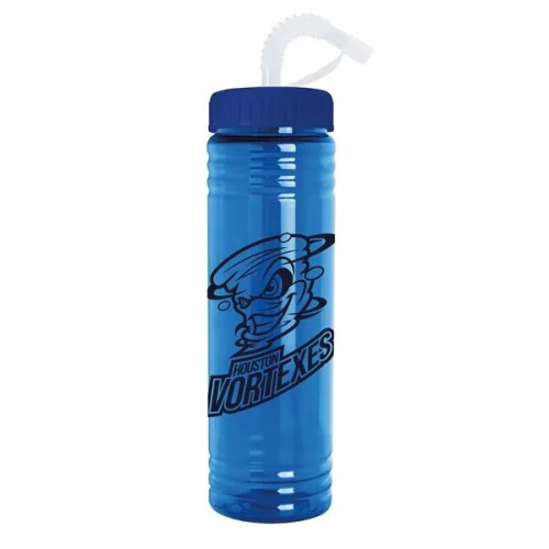 Garyline® Slim Fit Water Bottle With Straw Lid - 24 oz.