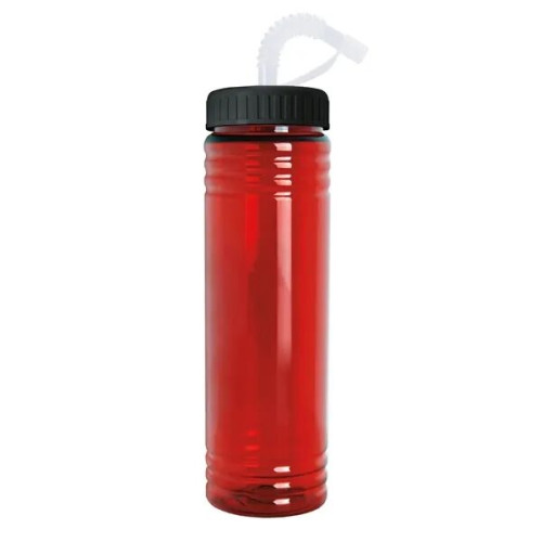 Garyline® Slim Fit Water Bottle With Straw Lid - 24 oz.