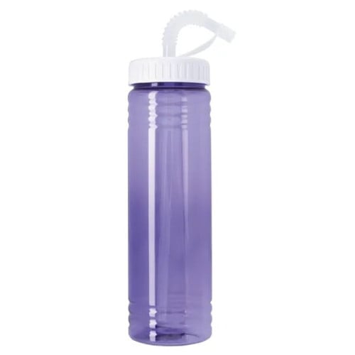 Garyline® Slim Fit Water Bottle With Straw Lid - 24 oz.
