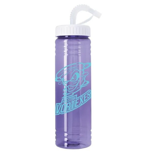 Garyline® Slim Fit Water Bottle With Straw Lid - 24 oz.