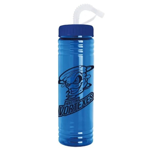 Garyline® Slim Fit Water Bottle With Straw Lid - 24 oz.