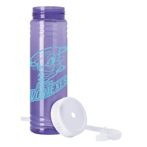 Garyline® Slim Fit Water Bottle With Straw Lid - 24 oz.