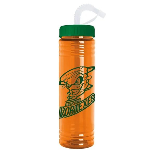 Garyline® Slim Fit Water Bottle With Straw Lid - 24 oz.