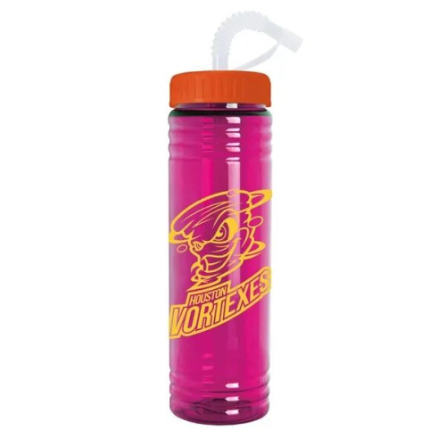 Garyline® Slim Fit Water Bottle With Straw Lid - 24 oz.